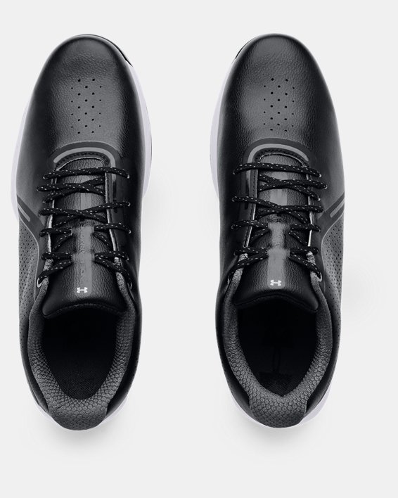 Men's UA Charged Draw RST Wide E Golf Shoes, Black, pdpMainDesktop image number 2